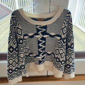 POL cozy scandinavian patterned sweater